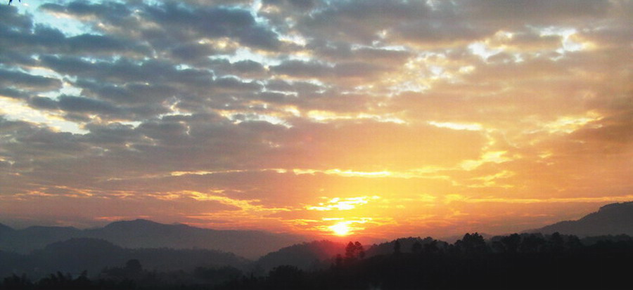 朝阳之颂,朝阳美景,赞美无尽